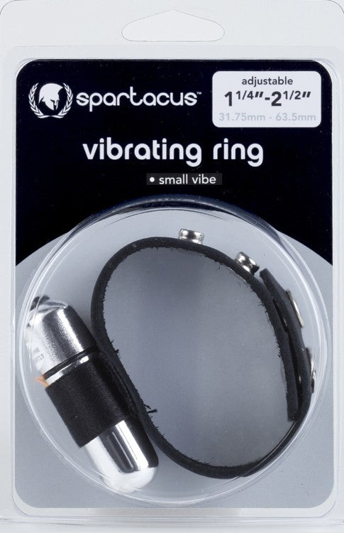 Nickel Free - Multi-Speed Vibrating Leather C Ring