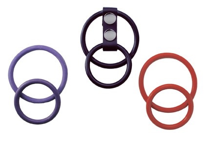 Nickel Free - Interchangeable Dual Nitrile C Ring Set