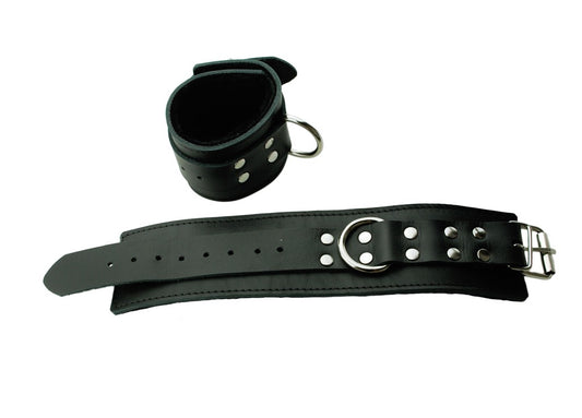 Black Fur Line Wrist Restraints