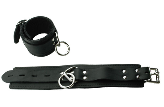 Extremeline Locking Ankle Restraints - Leather Lining