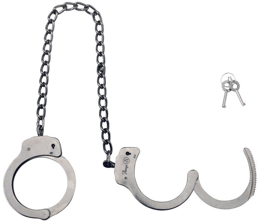 Ankle Cuffs - Nickel Coated Steel - Double Lock