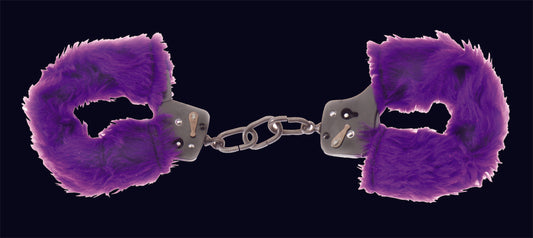 Purple Fur Line Handcuffs