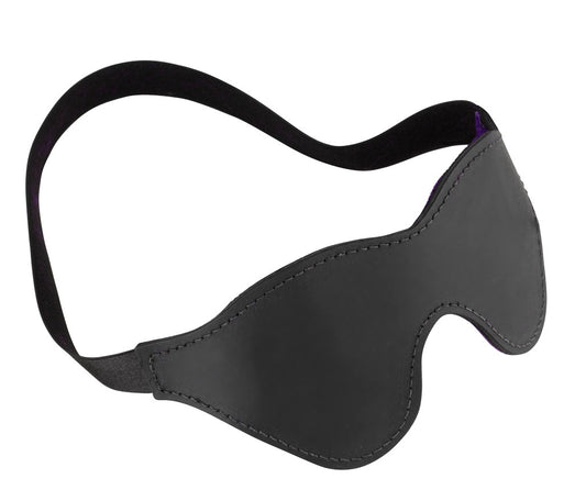 Purple Fur Line Blindfold - Classic Cut