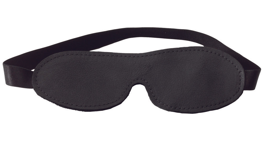 Black Fur Line Blindfold - Contour Cut