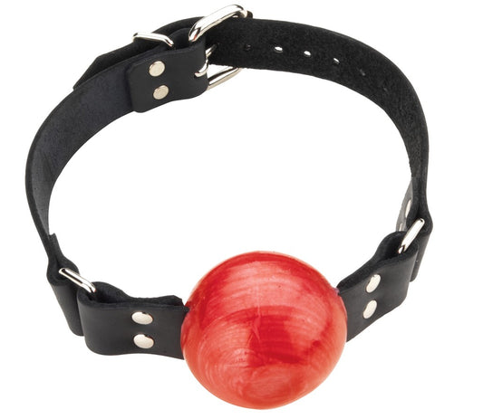 Ball Gag - Large Ball - Buckle - Red Ball