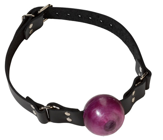 Ball Gag - Small Ball - Buckle - Purple Ball