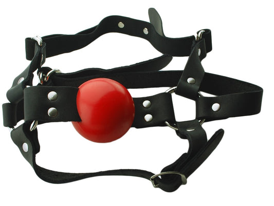 Head Harness Ball Gag - Large Ball