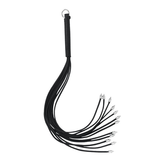 Spiked Thong Whip - 20 in