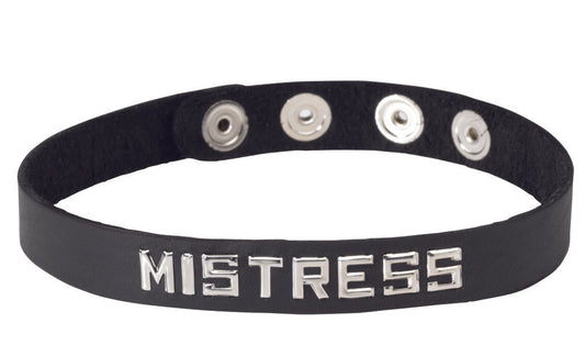 Wordband Collar - MISTRESS