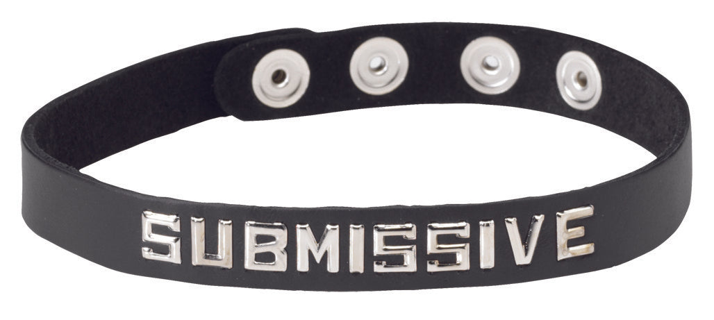 Wordband Collar - SUBMISSIVE