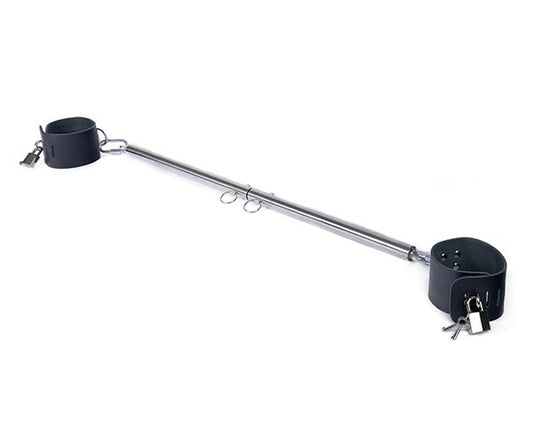 STEEL SPREADER BAR WITH LEATHER CUFFS