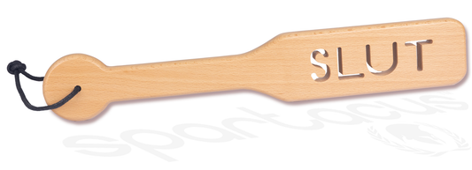 ZELKOVA WOOD PADDLE "SLUT"