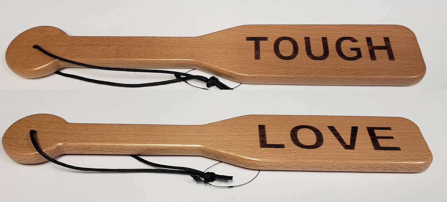 ZELKOVA WOOD PADDLE "TOUGH LOVE"