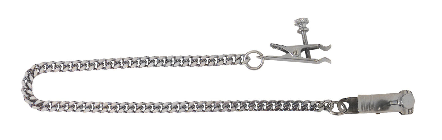 Adjustable Duck Bill Clamps - Jewel Chain