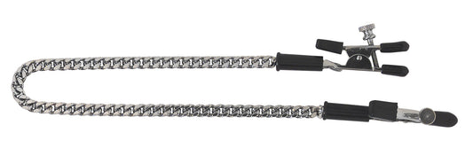 Adjustable Alligator Clamps - Jewel Chain