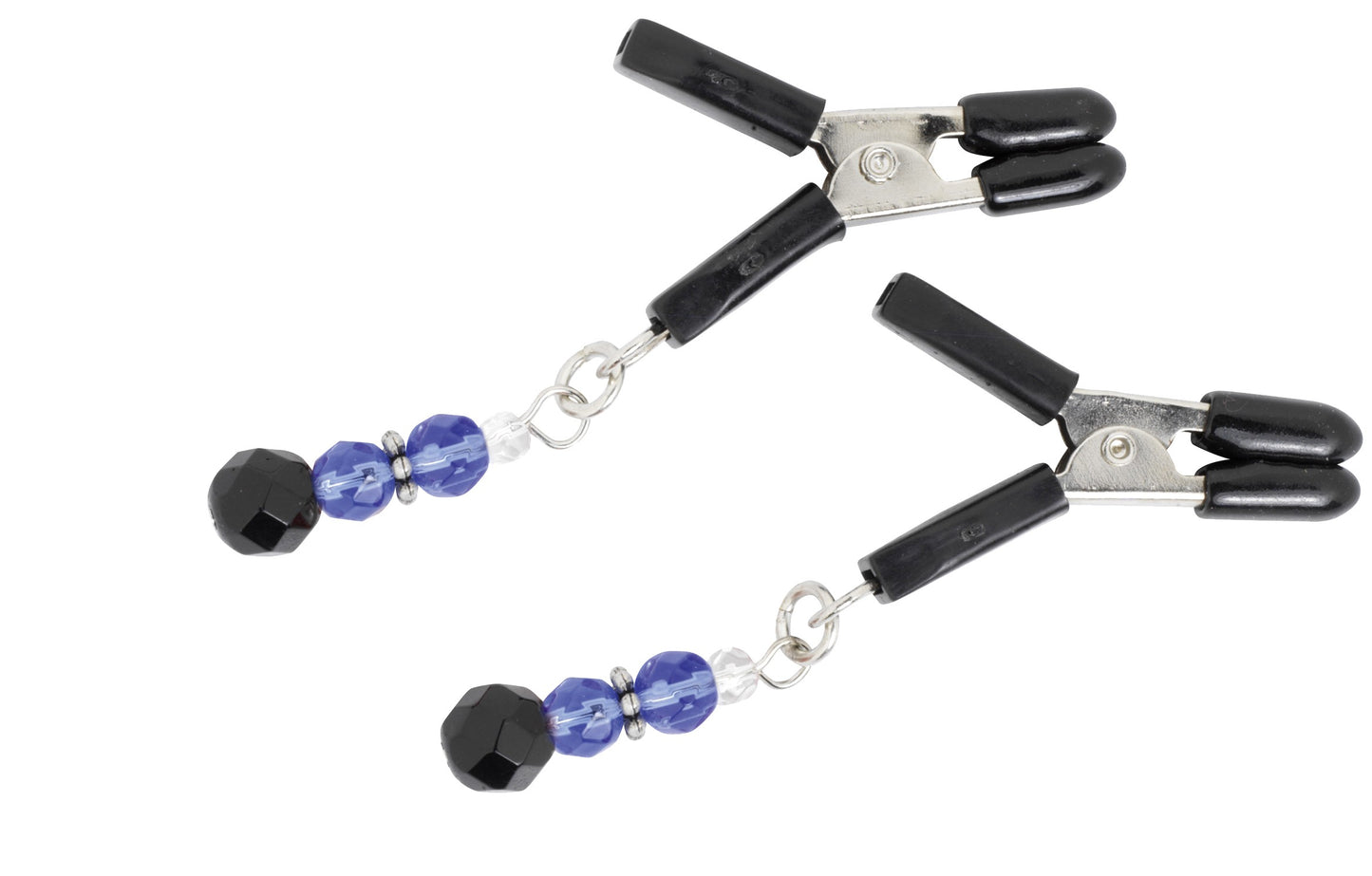 Blue Beaded Clamps - Jumper Cable