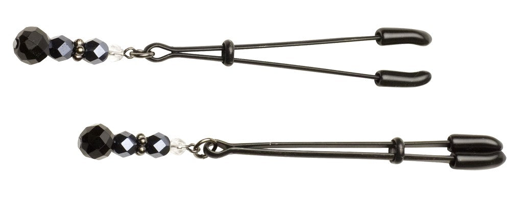 Black Beaded Clamps - Tweezer