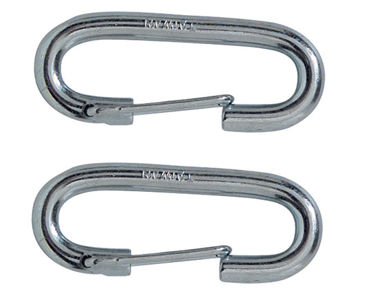 Nickel Snap Clips Pair