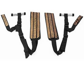 FAUX LEATHER DOOR SEX SWING