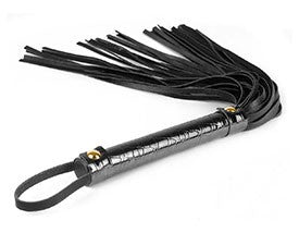 FLOGGER-FAUX LEATHER CROCODILE PRINT