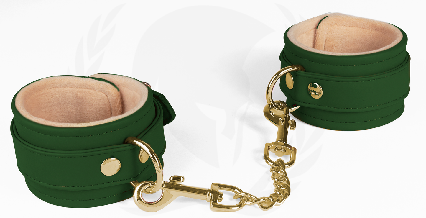 VEGAN WRIST RESTRAINTS-GREEN