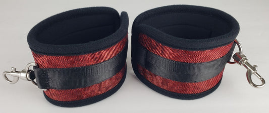 Ankle Restraints-Neoprene Red