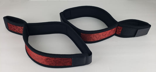 Wrist to Thigh Cuffs-Neoprene Red
